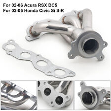 Racing Stainless Exhaust Manifold Header For 2002-2006 CIVIC Si EP3/RSX DC5 2.0 picture