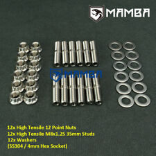 MAMBA SS304 CNC Exhaust Manifold to Header Stud Kit For Audi A3 A4 Quattro Avant picture