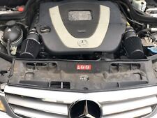 ALL BLACK COATED Air intake kit for 2008-12 Mercedes Benz C300 C350 3.0L 3.5L V6 picture