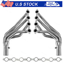 Long Tube Stainless Steel Headers w Gaskets for Chevy GMC 07-14 4.8L 5.3L 6.0L picture