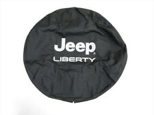2002-2007 Jeep Liberty Tire Cover Bright Silver w/Logo MOPAR GENUINE OEM picture
