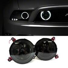 For 2005-2009 Ford Mustang GT Hood Grille Smoke Halo Fog Lights Lamp Pair+Switch picture
