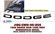 QG-856 1996 DODGE 1500 RAM INDY - WINDSHIELD DECAL - 53 1/2