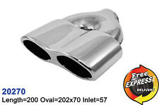 exhaust tip tailpipe dual look trim for Mercedes Benz AMG Nissan Micra cabrio   picture