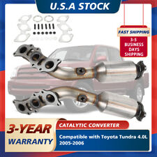 2005-2006 Toyota Tundra 4.0L Both Manifold Catalytic Converters OBDII picture