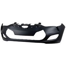 Front Bumper Cover For 2012-2016 Hyundai Veloster w/ fog lamp holes Primed picture