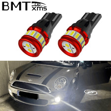 2x Mini Cooper R56/Clubman R55 White T10 194 W5W LED Parking Driving Light Bulbs picture