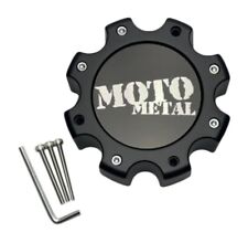 Moto Metal Matte Black 8 Lug Wheel Center Cap W/Screws 845L172S2 845L172 picture