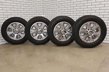 16-24 Ram 2500 Limited 20x8 OEM 6 Spoke Wheels W/ Michelin Tires (Chrome) picture