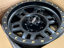 (QTY 1) Vision 398 Manx Matte Black Wheel Rim 16x8 6x139.7 0mm, 398-6883MB0 picture