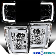Fits 2011-2016 Ford F250 F350 F450 F550 Super Duty Projector Headlights LED Bar picture