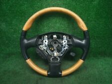Toyota Soarer UA-UZZ40 Convertible Steering Wheel Red Leather Wood 430SCV FS JP picture