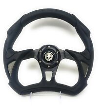 Black Steering Wheel Polaris 2004-Current RZR 800 900 1000 XP Turbo Can-Am X3 picture