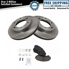Front Ceramic Disc Brake Pads & 2 Rotors Kit for Passport Isuzu Axiom Rodeo picture