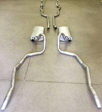 1964-65 PONTIAC GTO LEMANS TEMPEST 389 V8 DUAL EXHAUST SYSTEM, STAINLESS STEEL picture