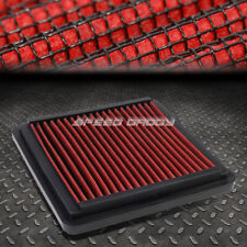 FOR 06-15 HONDA CIVIC HYBRID RED REUSABLE/WASHABLE DROP IN AIR FILTER PANEL picture