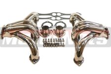 Small Block Chevy STAINLESS STEEL SHORTY HEADERS 283-500 BelAir Impala Chevrolet picture
