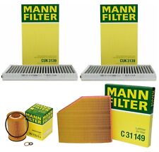 Mann Oil Air 2 Carbon Cabin Filter Service Kit for BMW E60 E63 545i 645Ci 4.4 V8 picture