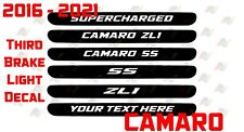 Fits 2016 - 2022 Camaro Third Brake Light Decal SS ZL1 RS LT1 1SS 2SS Vinyl picture
