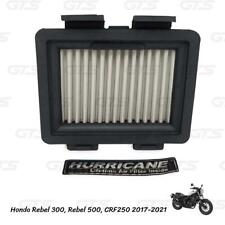 Hurricance Stainless Air Filter For Honda Rebel 300 Rebel 500 CRF250 2017 2021 picture