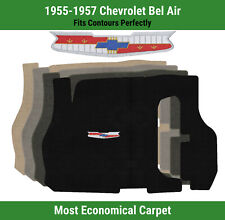 Lloyd Velourtex Trunk Carpet Mat for '55-57 Chevy Bel Air w/Chevy Vintage Crest picture
