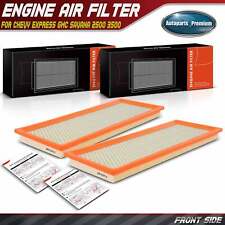 2x Engine Air Filter for Chevrolet Express GMC Savana 2500 3500 18-22 4500 2021 picture