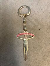 1955-1960 Thunderbird NOS vintage gold plated logo key chain w/ uncut key blank picture