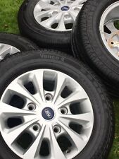 GENUINE 4 x FORD TRANSIT CUSTOM LIMITED SPORT TOURNEO ALLOYS WHEELS VAN TYRES picture