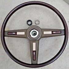 Old Toyota car, wood bundle, Carina antique 1953 steering wheel Japan picture