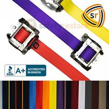 Burgundy FOR Mercedes-Benz CL55 AMG SEAT BELT WEBBING REPLACEMENT #1 picture