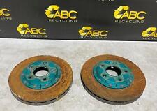 1992 Nissan GTS-4 R32 Front Slotted Brake Rotor Set (2) Front Right Left picture