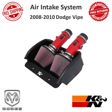 K&N Performance Silver Red Air Intake System 18.69 HP For 2008-2010 Dodge Viper picture