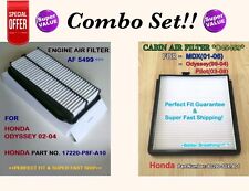 Combo Set Engine & Cabin AIR FILTER For 02-04 HONDA ODYSSEY V6  AF5499 C45459  picture