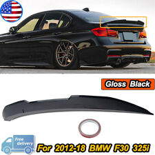 Gloss Black For BMW F30 330i 335i F80 M3 HighKick PSM Style Trunk Spoiler Wing picture