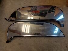 1965  Ford Fairlane FENDER SKIRTS PAIR Stainless Steel Foxcraft FWS-65F FAIRLANE picture