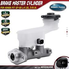 Brake Master Cylinder w/ Reservoir & Sensor for Honda Fit 07-08 L4 1.5L 7/8 In. picture