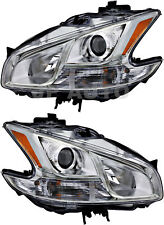 For 2009-2014 Nissan Maxima Headlight Halogen Set Driver and Passenger Side picture