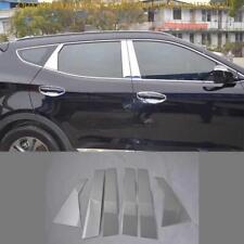 For Hyundai Santa Fe 2013-2018 Chrome Steel Window Center BC Pillar Cover Trim picture