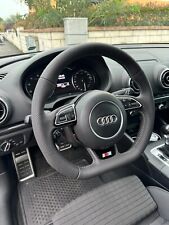Audi RS4 Flat Bottom steering wheel S4 A4 RS3 RS5 RS6 TT RS A5 Q5 Q7 A8 S Line picture