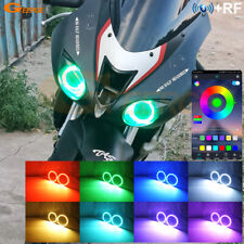 For Kawasaki Ninja Zx-6r Zx6r Zx600 Ultra Bright Multi Color RGB LED Angel Eyes picture
