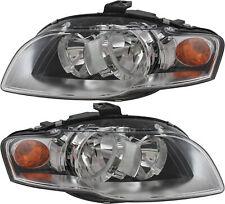 For 2005-2008 Audi A4 RS4 S4 Headlight Halogen Set Driver and Passenger Side picture