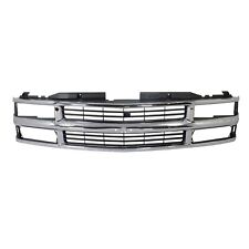 Grille For 1994-1999 Chevrolet C/K 1500 2500 3500 Pickup Suburban Tahoe Chrome picture