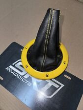 Dodge Ram Srt-10 oem shifter Boot Cover And Ring Custom Yellow Fever picture
