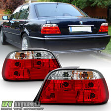 1995-2001 BMW E38 740i 740iL 750iL Red Clear Tail Lights Brake Lamps Left+Right picture