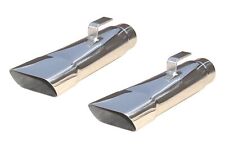 Pypes EVT80 Exhaust Tip - Charger Rectangle Tips - Slip-On - 2-1/2 in Inlet - picture