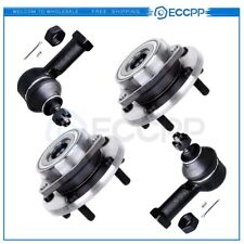 4x Front Wheel Hub and Bearing Assembly Outer Tie Rod for 95-98 EAGLE TALON picture