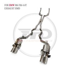 for bmw M5/M6 F10/F06  S63 V8 Stainless steel exhaust picture
