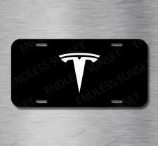 Tesla Vehicle Front License Plate Auto Car Red Model 3 Model X S Electric Y BLK picture