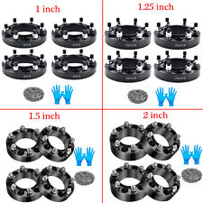 4PCS 6x5.5 Hubcentric Wheel Spacers for Toyota Tacoma 4Runner FJ Cruiser Black  picture