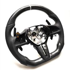 REAL HONEYCOMB CARBON FIBER Steering Wheel FOR INFINITI q50q60QX50QX55 WHITERING picture